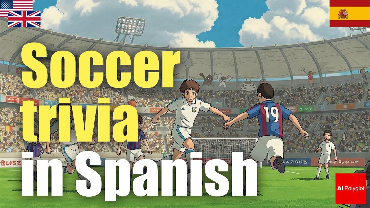 Soccer trivia in Spanish | Passive listening | L2Language | with hiragana