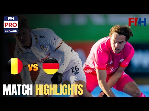 Germany Vs Belgium Hockey Match Highlights | FIH Pro League 2025-26 Match #7