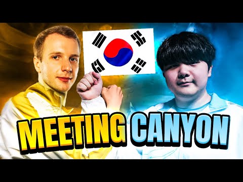 MEETING CANYON FROM DAMWON ON KOREAN SERVER XD