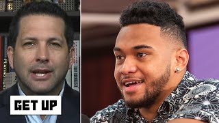 Download the video "Tua Tagovailoa would be the top pick over Joe Burrow if he didn't get hurt - Adam Schefter | Get Up"