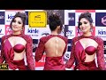 Donal Bisht Looks Very H0T And Sexy In Red Open Dress At ITA Awards