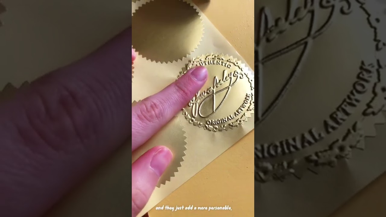 DIY Certificates of Authenticity for ARTWORK ✨✂️