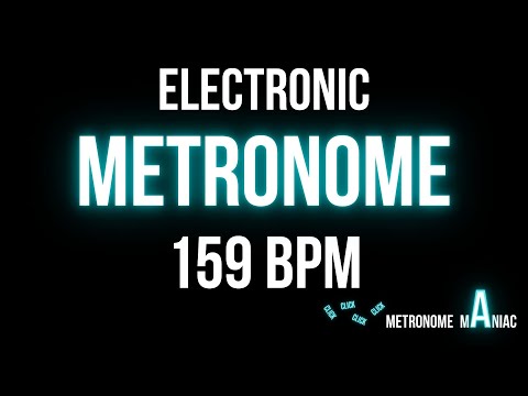 Metronome 159 BPM -  Electronic beep