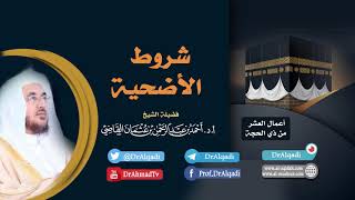 شروط الأضحية || أ.د. أحمد القاضي (مقطع قصير) image