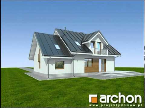 Dom w rododendronach 6 (N). Projekty domów ARCHON+, www.archon.pl