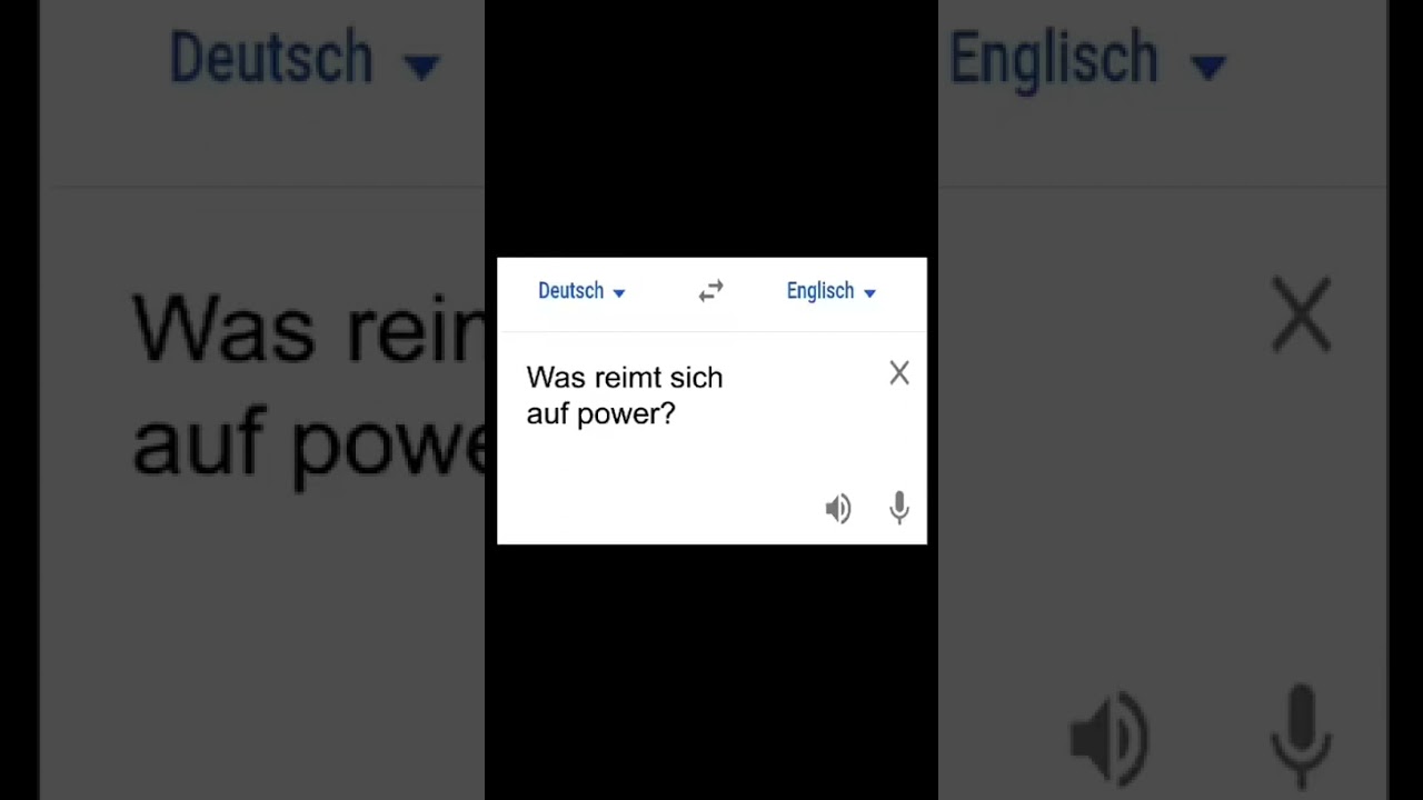 Was reimt sich auf power