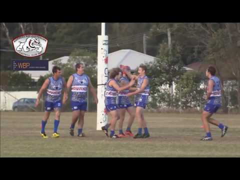 2016 BDAFL Round 9 Highlights - Warners Bay Bulldogs v Nelson Bay Marlins