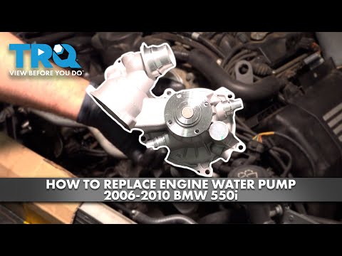 How to Replace Engine Water Pump 2006-2010 BMW 550i