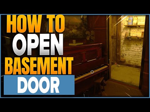 How To Open The Basement Door Behind Piano In COD Black Ops 6