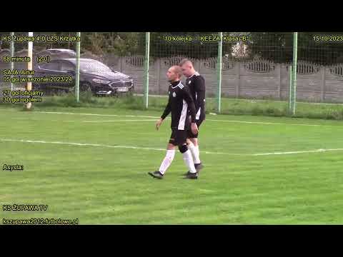 KS Żupawa 4-0 LZS Krzątka (2-0 Saja Artur) 15.10.2023 / Klasa B
