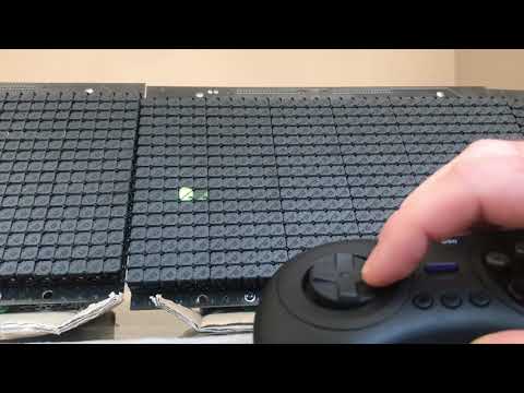 Flipdot display with game controller