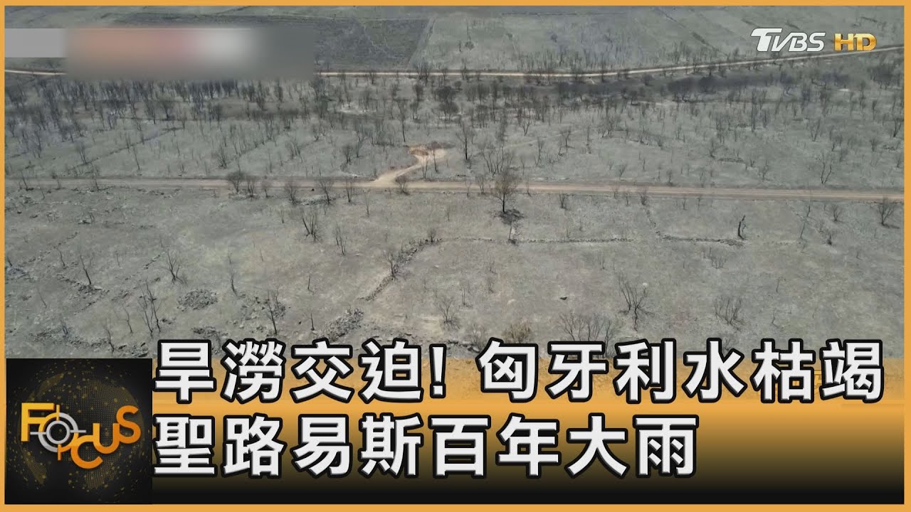旱澇交迫!匈牙利水枯竭 聖路易斯百年大雨