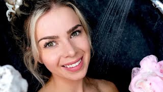 ASMR SHAVE &amp; HAIRCUT IN THE SHOWER 🛁 Water Sounds, Soapy Suds, Personal Attention