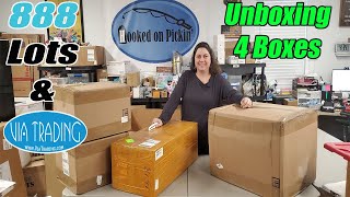 Unboxing 4 boxes from Via Trading &amp; 888 Lots - Product Variety - Check it Out! - Online Reselling