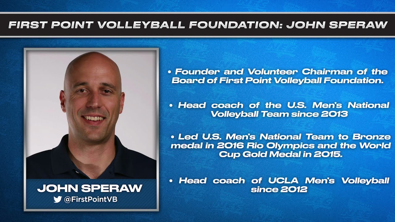 First Point Volleyball Foundation: John Speraw