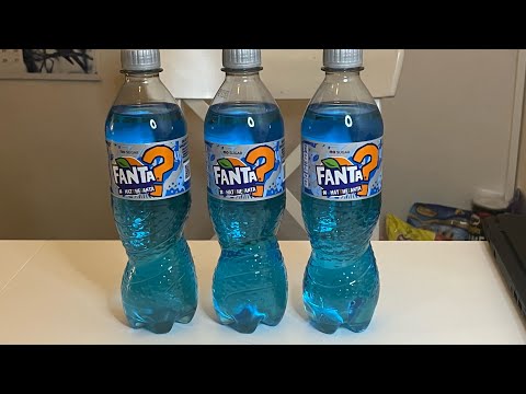Jeg prøver den nye fanta blå