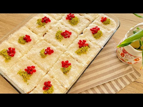 BU TATLININ YAPIMINA HERKES HAYRAN KALDI 💯YİYENLER TARİF İSTEDİ‼️ŞERBETLİ NEFİS KIBRIS TATLISI