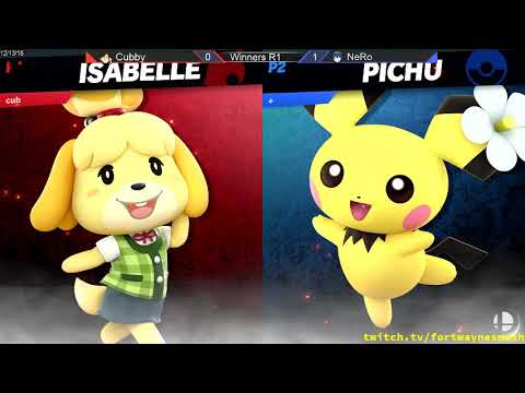 FW Smash Ultimate #1 - Cubby (Richter, Isabelle, Falco) vs NeRo (Marth, Pichu) - Winners Round 1
