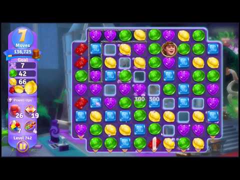 Wonka's World of Candy Level 742 - NO BOOSTERS + FULL STORY 🍫 | SKILLGAMING ✔️