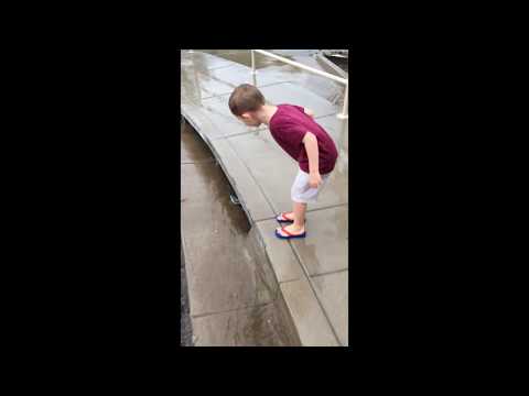 Paper Boats in Summer Rain - Going through the DRAIN!