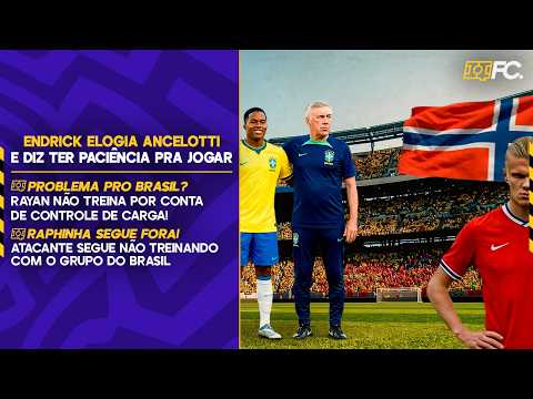 ENDRICK FALA SOBRE SER DEIXADO NO BANCO POR ANCELOTTI E RELAÇÃO COM NEYMAR – Quebrada FC