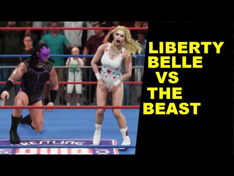GLOW 1985 Liberty Belle vs The Beast - Extreme Rules