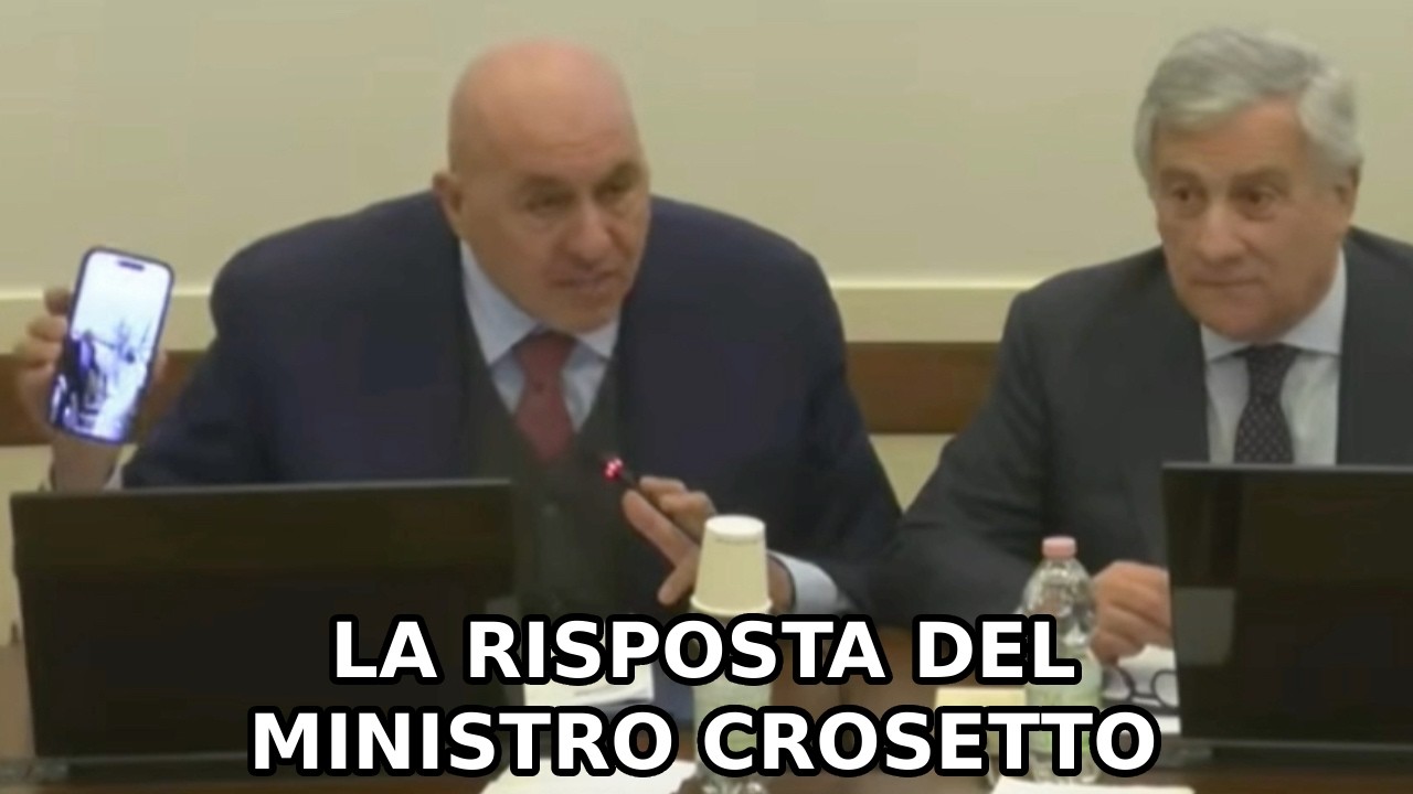 CROSETTO: “ERO A DUBAI PER FERIE, NESSUN PAESE EUROPEO ERO INFORMATO DELL’ATTACCO”
