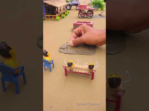 Amazing Miniature Swing Ride Model! Handmade DIY Amusement Park Shorts @Small_Creator01