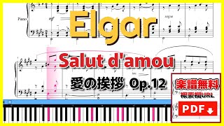 Download lagu 愛の挨拶 - エルガー | Elgar - Salut d'amour Op.12 クラシックピアノ楽譜 mp3 Download lagu 愛の挨拶 - エルガー | Elgar - Salut d'amour Op.12 クラシックピアノ楽譜 mp3