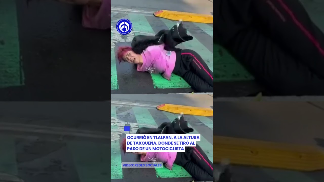 What a show! Woman fakes being hit by a car and causes traffic chaos