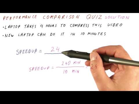 Performance Comparison Quiz Solution Georgia Tech HPCA Part 1