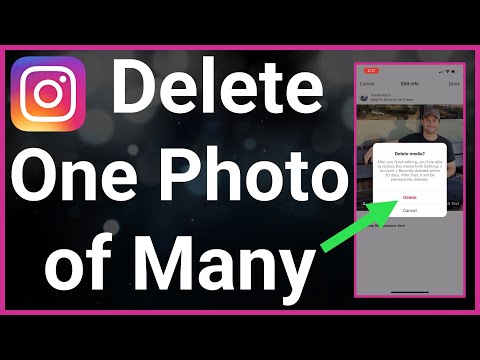 How To Delete One Photo From Multiple Photos On Instagram