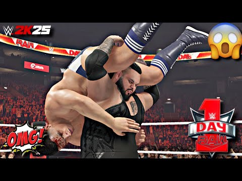 WWE 2K25 - Bronson Reed vs. Gunther (C) | WWE Intercontinental Championship Match | Raw Day 1 [2K60]