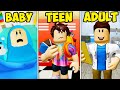 Going From Baby To Adult A Growing Up Story A Roblox Movie
