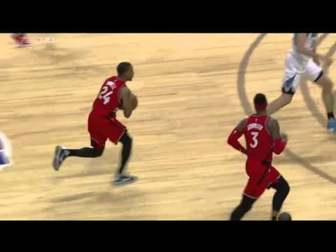 Raptors Highlights: Powell Attacks The Rim - October 14, 2015