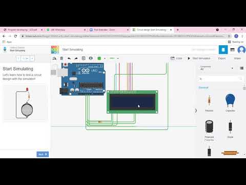 MENAMPILKAN LCD DI TINTERCAD