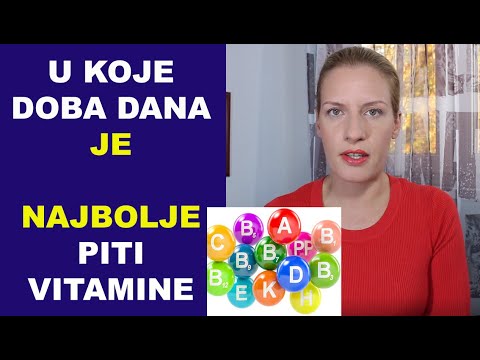 U koje doba dana je najbolje piti vitamine / dr Bojana Mandić