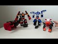 헬로카봇 쌈바 레드와일러 저스포스 변신 Hello Carbot Samba Red Wyler Jusforce Transf