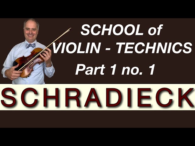 Vídeo relacionado con Ecole de la technique du violon : schule der violintechnik 1 - school of violin technique 1: Exercises in the Different Positions