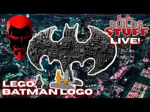 LEGO BATMAN LOGO: EmGo Builds Stuff LIVE!