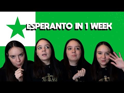 LEARNING ESPERANTO - LANGUAGE CHALLENGE🌍