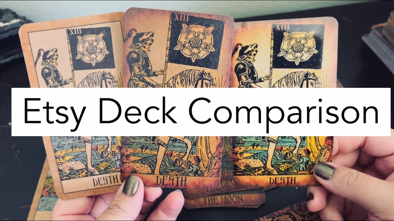 Etsy Tarot Deck Comparison