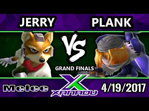 S@X 198 - Jerry (Fox) Vs. Plank (Marth, Sheik) - SSBM Grand Finals - Smash Melee