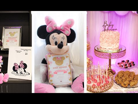 Minnie mouse baby shower | Mininie Mouse theme favor,...