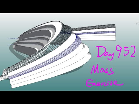 Revit Exercise (Day 952) - Mass Exercise