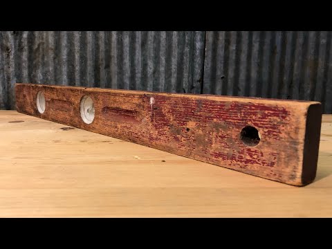 Saved From the Trash | Vintage Wooden Level Restoration