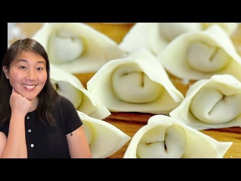 How to make juicy wontons, one filling for all(dumpling, wonton, potsticker)馄饨汤