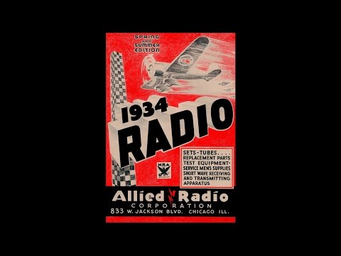1934 Allied Radio - Electronic Parts Catalog (spring/summer edition)