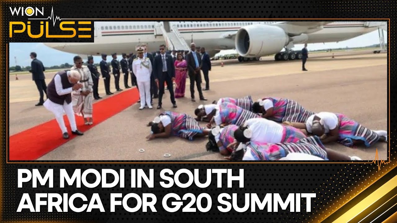 G20 Summit: PM Modi Receives Grand Welcome in Johannesburg | WION PULSE