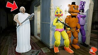 CAN THE ANIMATRONICS HIDE FROM GRANNY? (GTA 5 Mods For Kids FNAF RedHatter)
